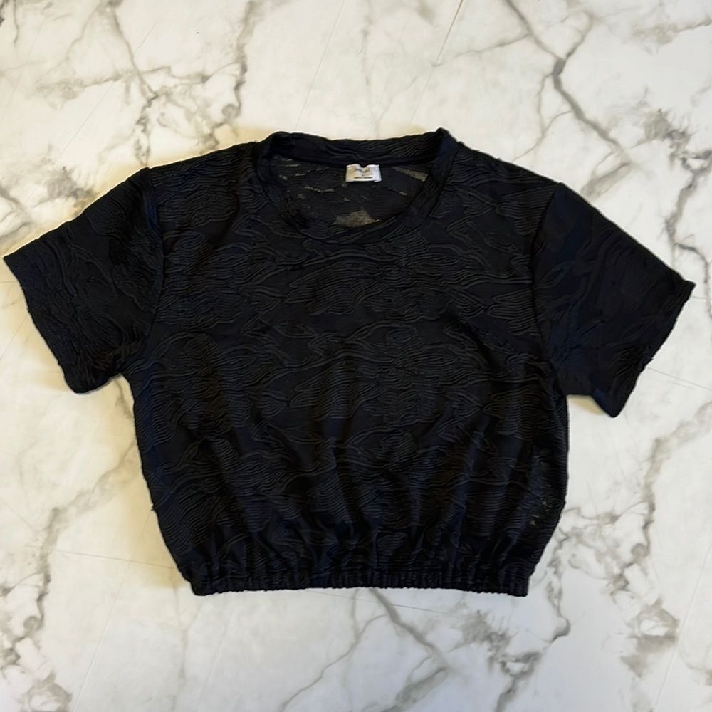 Wilfred  Cropped Mesh Shirt